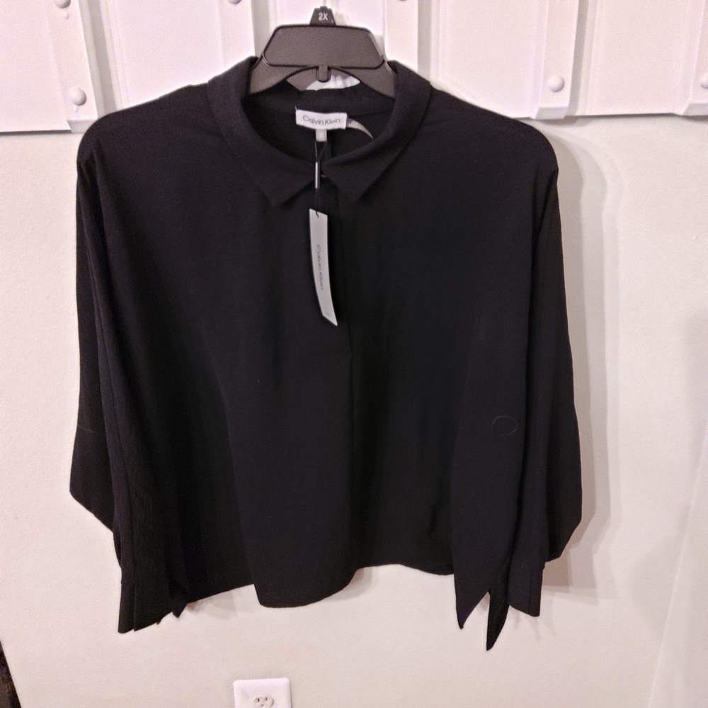 NWT 2X Calvin Klein Blouse Firm Price